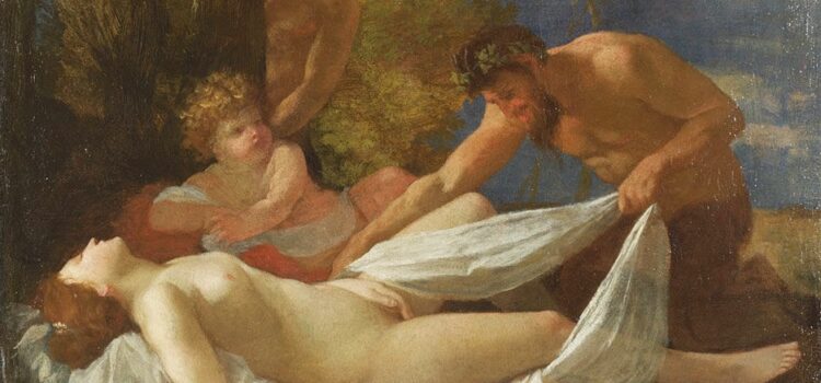 Nicolas Poussin Nymphes Satyres